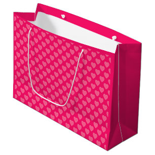 Roze harten groot cadeauzakje