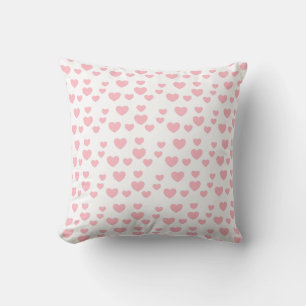 Roze harten kussen