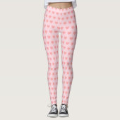 Roze harten leggings (Voorkant)