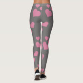 Roze harten Leggings (Achterkant)