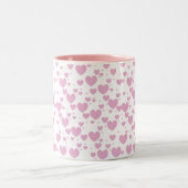 Roze harten Mok (Center)