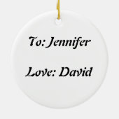 Roze harten Ornament (Achterkant)