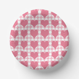 Roze Harten Papieren Kommen