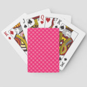 Roze harten pokerkaarten (Achterkant)
