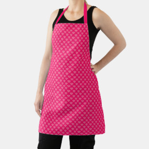 Roze harten schort