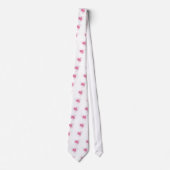 Roze harten stropdas (Voorkant)