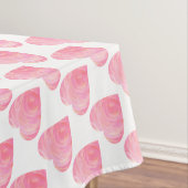 Roze harten tafelkleed (Voorbeeld)