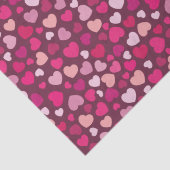 Roze harten tissuepapier (Detail)