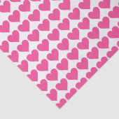 Roze harten tissuepapier (Detail)