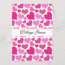  roze harten voor bachelorette of bride