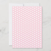 Roze harten Vrijgezellenfeest Kaart (Achterkant)