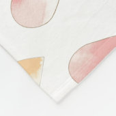 Roze Harten Zachte Fleece Baby Deken (Hoek)