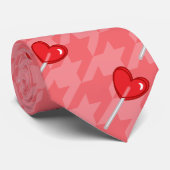 roze harthandelaar stropdas (Opgerold)