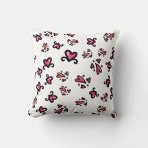 Roze Hartjes Patroon – Mooie Doodle Ontwerp