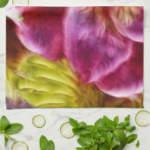 Roze Hawaiiaanse geschilderde Hibiscus Theedoek (Gevouwen)