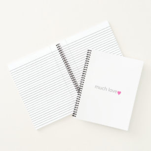 Roze Heart Journal Notitieboek