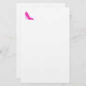 Roze heels briefpapier (Voorkant / Achterkant)