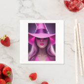 Roze heks servet (Insitu)