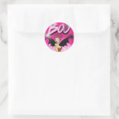 Roze heks sticker (Tas)