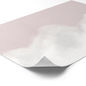 Roze hemel vintage poster (Hoek)