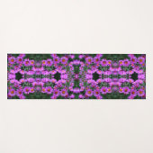 Roze Herfst Aster Flowers Abstract Yogamat (Voorkant (horizontaal))