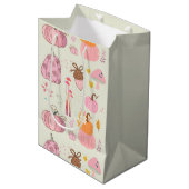 Roze Herfst Medium Cadeauzakje (Voorkant Gekanteld)