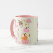 Roze Herfst Mok (Voorkant links)