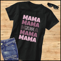 Roze Herhaalde Typografie Bevorderd Tot Mama 2026