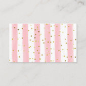 Roze Hete Luchtballon Dieren Details Kaart (Achterkant)