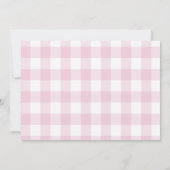 Roze Hete Luchtballon Verjaardagsfoto Dank u kaart (Achterkant)