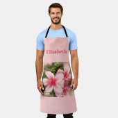 roze hibiscus - bloem in water schort (Gedragen)