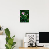 Roze Hibiscus bloemenboom Poster (Thuiskantoor)