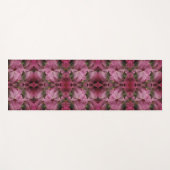 Roze Hibiscus Flower Abstract look Yogamat (Voorkant (horizontaal))