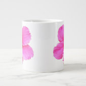 Roze HIbiscus Jumbo Mok (Voorkant)