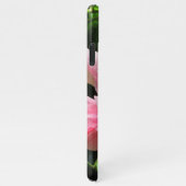 Roze Hibiscus met Raindrops Iphone Case iPhone Hoesje (Rechterkant)