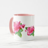 Roze Hibiscus Mok (Voorkant links)