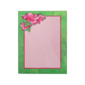 Roze Hibiscus Notitieblok (Gedraaid)