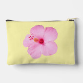 Roze Hibiscus Tropische Bloem Etui (Achterkant)