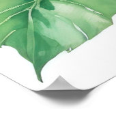 Roze Hibiscus Waterverf Bloem Poster (Hoek)