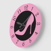 Roze hiel grote klok (Hoek)