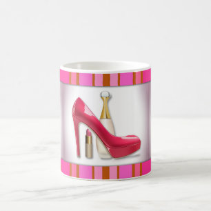 Roze hielenparfumstick koffiemok