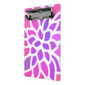 Roze Hippie Flower Retro Modern Mini Klembord (Angled2)