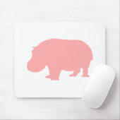 Roze Hippopotamus Muismat (Met muis)