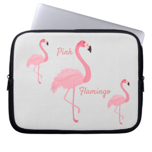 Roze hoes voor Flamingo-laptop