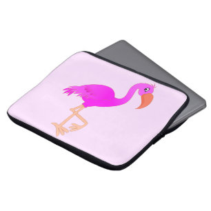 Roze hoes voor Flamingo-laptop