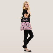 Roze Hoge Hak Charm Draagtas (Op model)