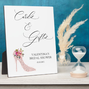 Roze Hoge Hakken Vrijgezellenfeest Kaarten en Gesc Fotoplaat