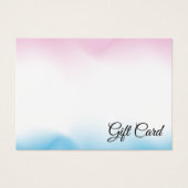 Roze Holografische Iridescent Certificaat Gift Kaa Visitekaartje (Voorkant)