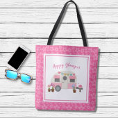 Roze Home Sweet Glamper Camper Draagtas