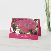 Roze Hond Bedankt Card